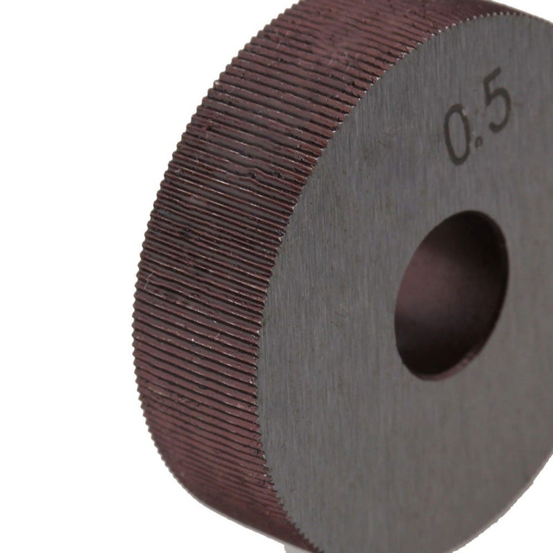 CNBTR 0.5mm 1.5mm 2mm Pitch Single Wheel with 1.0mm Pitch Straight Linear Knurling Tool Set of 7 - Image 5